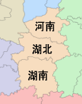 華中エリアの地図