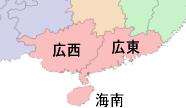 華南エリアの地図